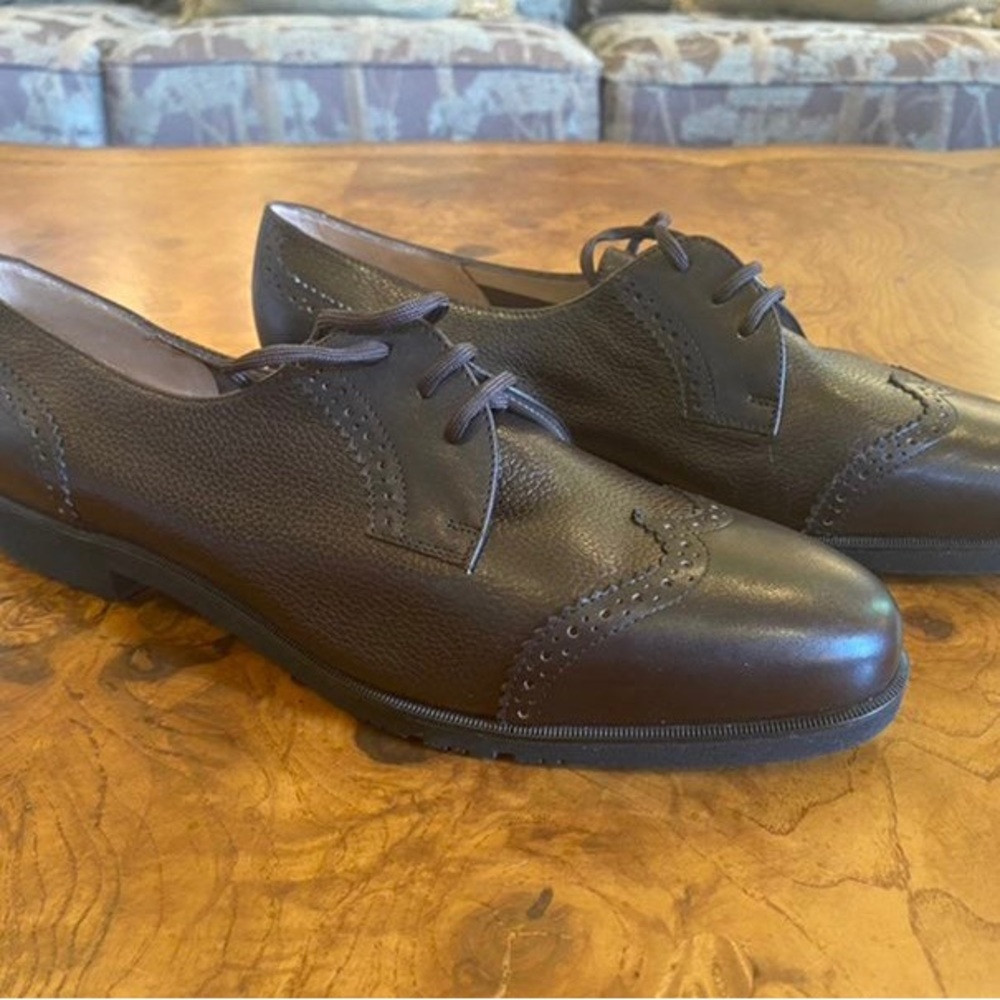 Salvatore Ferragamo Black Oxfords